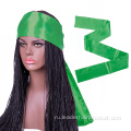 Дизайнерская повязка на голову Satin Silk Edge Wrap для волос